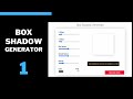 Design A CSS Box Shadow Generator Using HTML, CSS & JS (Part 1)