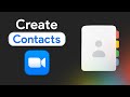 How to add contacts in Zoom | Zoom Masterclass