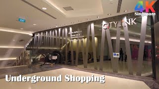 [4K] Singapore Underground Shopping Mall Walking Tour