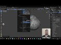 بلندر آموزش منو های اسکالپ blender sculpting panels