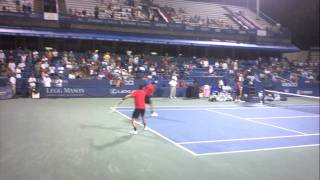 Bryan Brothers during their game in Legg Mason classic 2011
