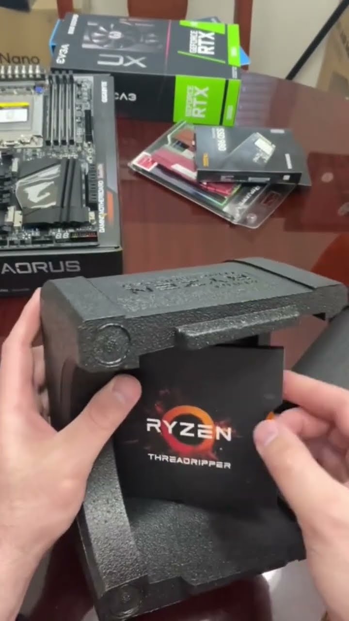 Unboxing A Threadripper 1900x Amd Ryzen Threadripper Pcbuild Unboxing A Threadripper 1900x Amd Ryzen Threadripper Pcbuild
