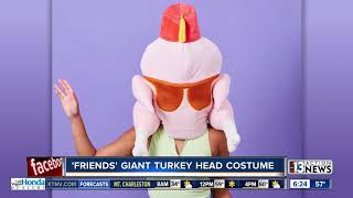 Friends giant turkey head costume