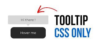 HTML CSS Tooltip on Hover