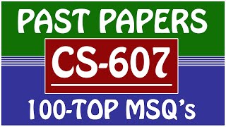 CS607: Artificial Intelligence Past papers collection 2021 | 100% Result Guaranteed