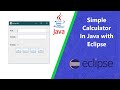How to Create a Simple Easy Calculator in java | Eclipse