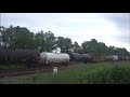 csx 3445 u0026 3169 hauling mixed freight