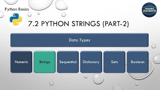 7.2 Python Strings and Slicing (Part-2)