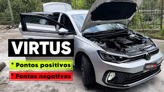 VIRTUS HIGHLINE PONTOS POSITIVOS e NEGATIVOS 200 TSI VALE A PENA?