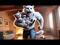 🔥Kitten set House on Fire!🐱🔥#cat #kitten #aicat #4kvideo #aianimations