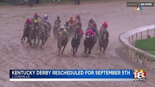 Kentucky Derby rescheduled for September 5