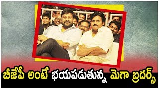 బీజేపీ అంటే భయపడుతున్న మెగా బ్రదర్స్ || Mega Brothers to Fear about BJP? Political Bench