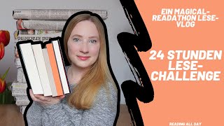 24 STUNDEN LESE-CHALLENGE 📚 • Ein Tag, viele Bücher \u0026 der Magical Readathon 📜