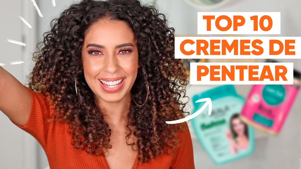 TOP 10 CREMES DE PENTEAR PRA CABELO CACHEADO | JULIANA LOUISE - YouTube