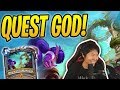 The QUEST GOD Returns! | Quest Mage | Rastakhan's Rumble | Hearthstone