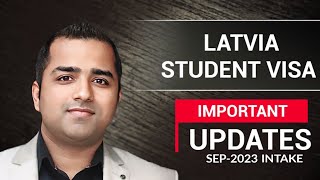LATVIA STUDY VISA IMPORTANT UPDATES | SEP-2023 INTAKE GUIDE FOR STUDENTS #studyinlatvia #trending