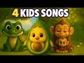 See You Later Alligator 🐊 + 3 More Adorable Songs | Cutest 3D Kids Song Compilation