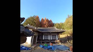 몇백년전 조선시대 고택 한옥 .An old house from the Joseon Dynasty hundreds of years ago 几百年前朝鲜王朝的 古宅韓屋 ..Jeonju