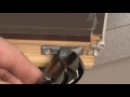 How To Replace the Sash Pivot Pins on a D-Series Wood Double Hung Window