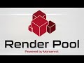 part3 マテリアルの調整とライトの設定＆renderpoolでレンダリング