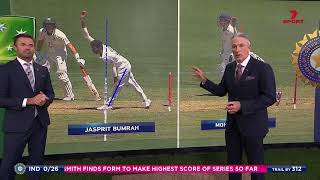India's gun fast bowler Jasprit Bumrah's unique bowling action.