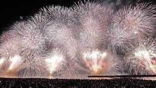 2017とうろう流しと大花火大会 魚眼HD画質 fisheye Ver〜フィナーレ〜 Turuga fireworks display / Fukui pref.(Japan)