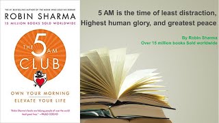 THE 5 AM CLUB Book Summary in English by Robin Sharma