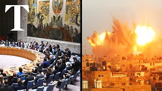 LIVE: UN security council convenes on Israel-Gaza war