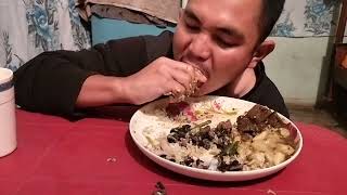 Matchu Chelchik Bika jul || Beef liver fry with eggs || Bandal bibik Kappa||Eighteen Mukbang