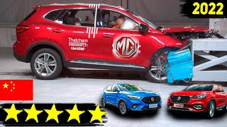 PASSED EXCELLENTLY TESTED! THE MOST SAFE CHINA CROSSOVERS MG HS AND ZS EV 2022!