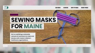 Needleworkers unite to create masks for health care workers