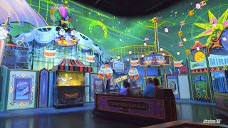 NEW! Mickey \u0026 Minnie's Ride - Trackless Dark Ride - RunAway Railway - Mickey's Ride