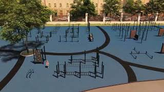 Sports clusters | Street workout equipment KENGURU PRO