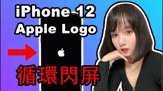 iPhone 12蘋果Logo無限循環閃屏|iPhone 12閃屏問題及解決方法|up主接近崩潰|iPhone 12 Pro Max