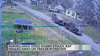 Jeep stolen from Frayser neighborhood