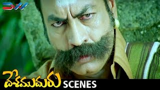 Allu Arjun Desamuduru Telugu Movie Scenes | Pradeep Rawat Kills a Man | Hansika | Puri Jagannadh