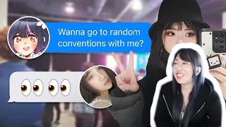 Wendy(Natsumiii) Reacts to Lilypichu and Aria at Gaming Conventions