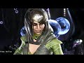 Injustice 2 Enchantress VS Brainiac All Interacton Clashes Super Move Enchantress Ending