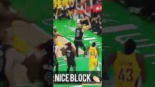 Nice block #basketball #basketballshorts #nba #nbahighlights