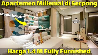 Apartemen Fully Furnished Harga 1.4 M di Serpong | The Scott Collins Boulevard