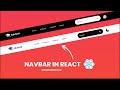 How To Make Navbar In React JS | Light & Dark Mode Navigation Bar Using React JS