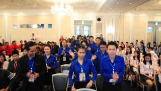 40th SSEAYP 2013 - LPY (Laos) - Contingent cheer