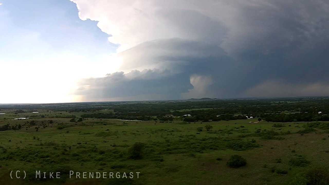 Supercell Thunderstorm Timelapse Via Drone Youtube