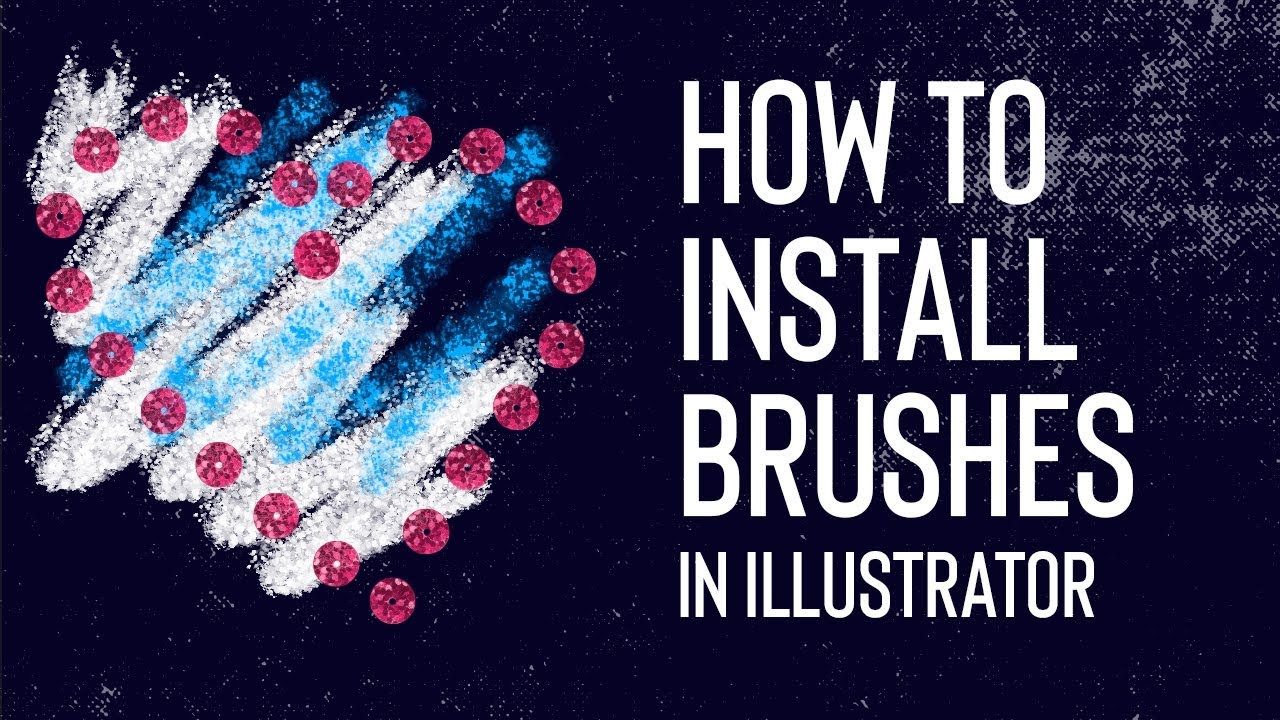 How To Install Brushes In Illustrator Youtube