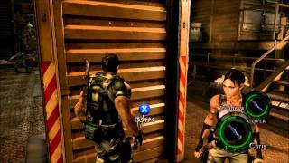 PC版バイオハザード5　6-3をスタンロッドで攻略してみたPart1　resident evil 5 pro 6-3 by stun rod Part1