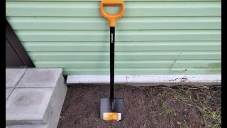 Штыковая лопата «Fiskars Solid». Модель для огорода и поиска