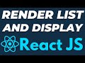 How to Render List in React JS and Display its contents | Map function in react