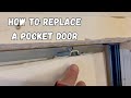 How to replace a pocket door. Swap out old pocket door for new