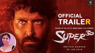 Super 30 | Official Trailer | Out Now |  Hrithik Roshan , Mrunal Thakur ,Anand Kumar