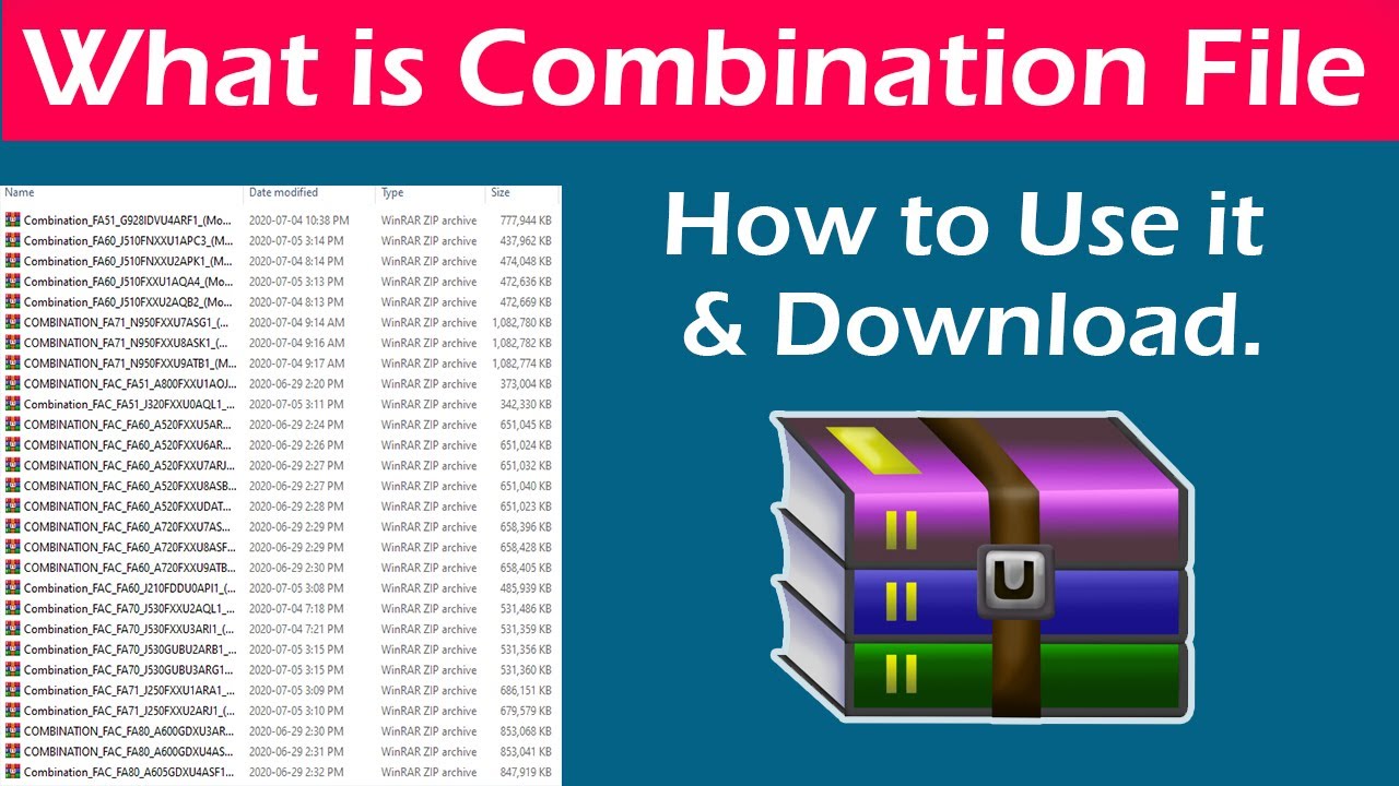 What Is Combination File? How To Use Combination File. - YouTube